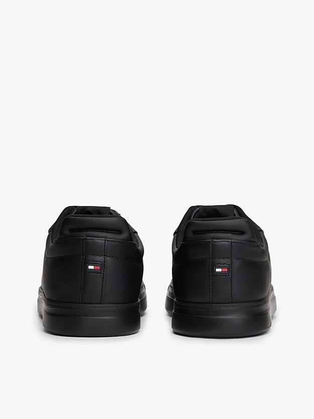 Tommy Hilfiger Men's Lightweight Leather Cupsole Court Trainers - Dani Dyers