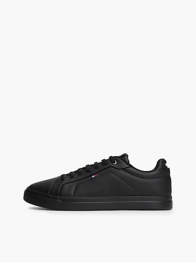 Tommy Hilfiger Men's Lightweight Leather Cupsole Court Trainers - Dani Dyers