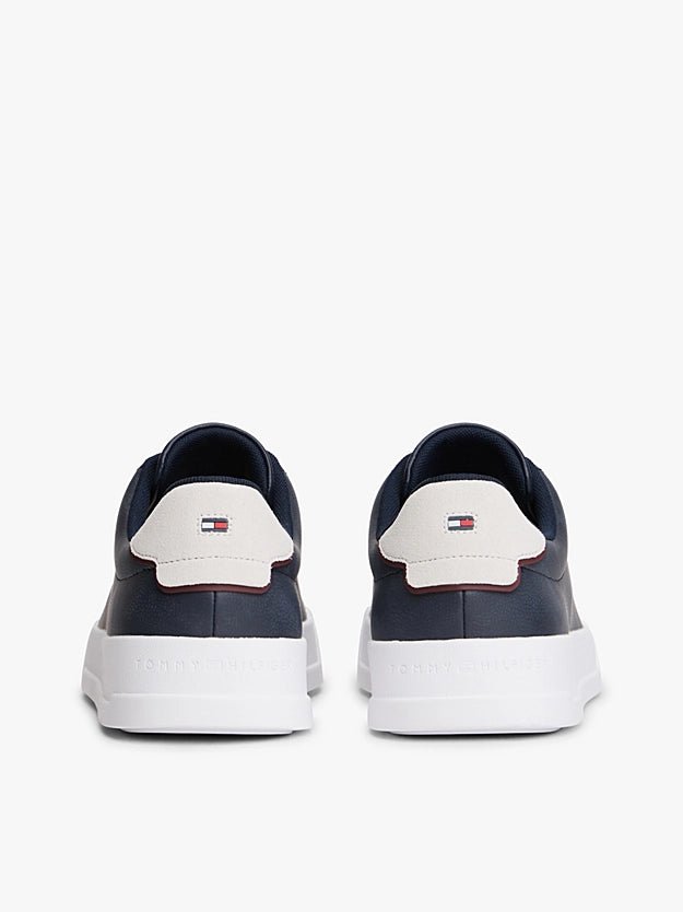 Tommy Hilfiger Men's Logo Court Trainers With Leather - Dani Dyers