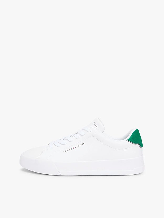 Tommy Hilfiger Men's Logo Court Trainers With Leather - Dani Dyers
