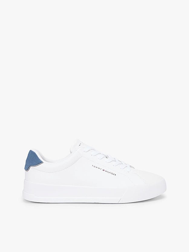 Tommy Hilfiger Men's Logo Court Trainers With Leather - Dani Dyers