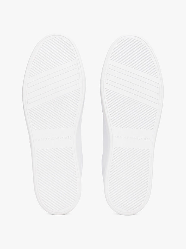 Tommy Hilfiger Women's Leather TH Monogram Plaque Court Trainers - Dani Dyers