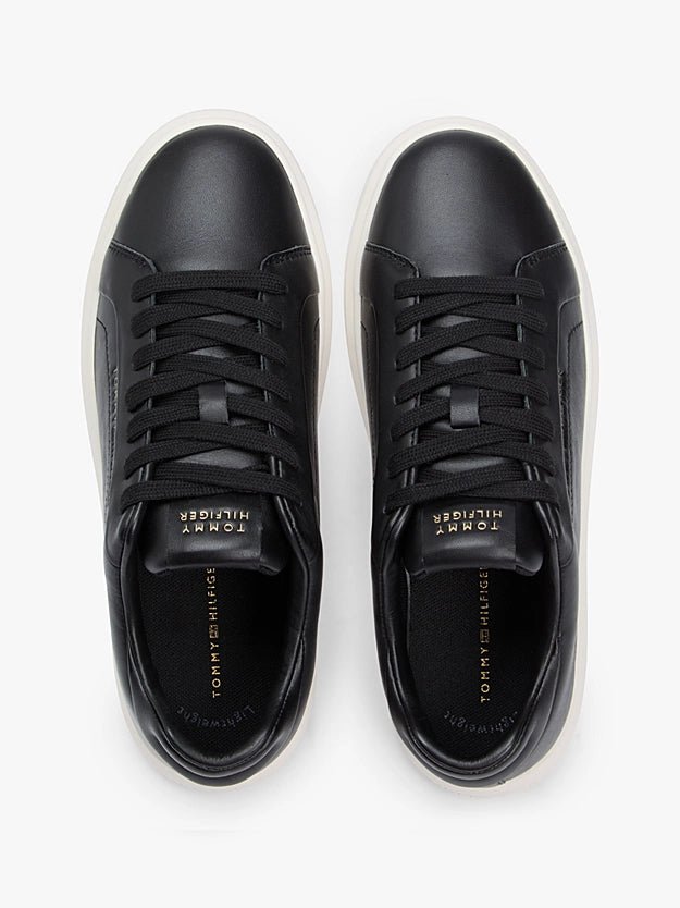 Tommy Hilfiger Women's Lightweight Leather Cupsole Court Trainers - Dani Dyers