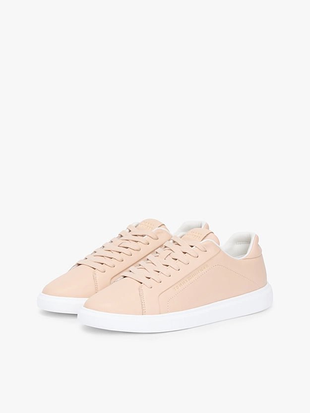 Tommy Hilfiger Women's Lightweight Leather Cupsole Court Trainers - Dani Dyers