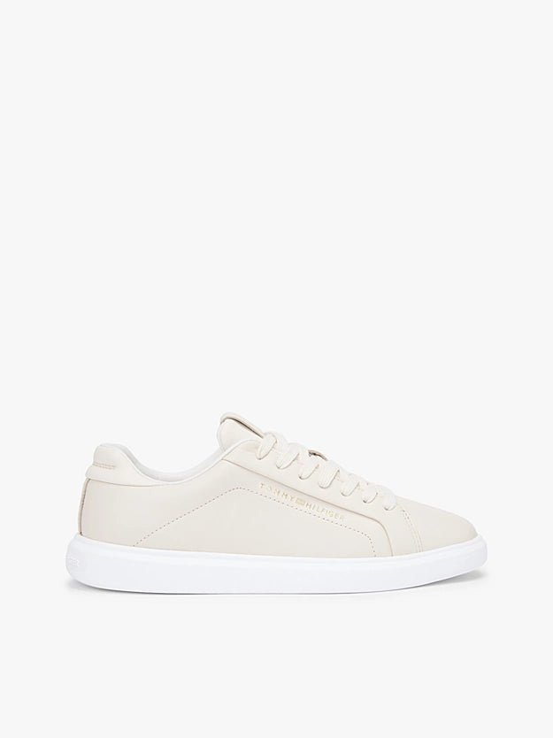 Tommy Hilfiger Women's Lightweight Leather Cupsole Court Trainers - Dani Dyers