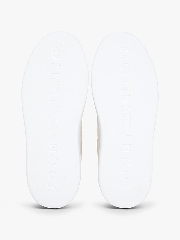 Tommy Hilfiger Women's Lightweight Leather Cupsole Court Trainers - Dani Dyers