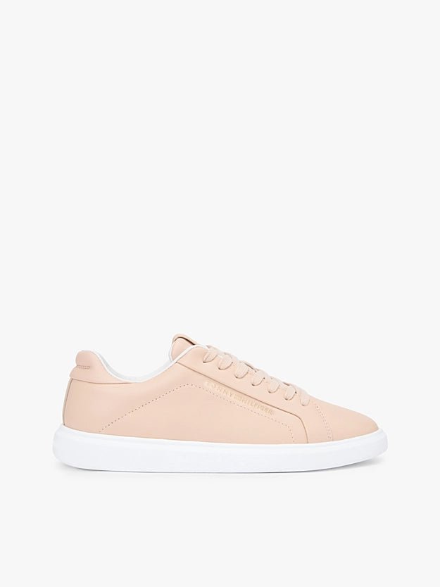 Tommy Hilfiger Women's Lightweight Leather Cupsole Court Trainers - Dani Dyers