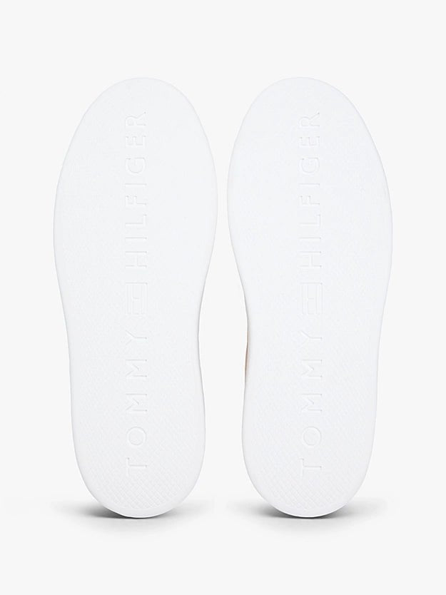 Tommy Hilfiger Women's Lightweight Leather Cupsole Court Trainers - Dani Dyers