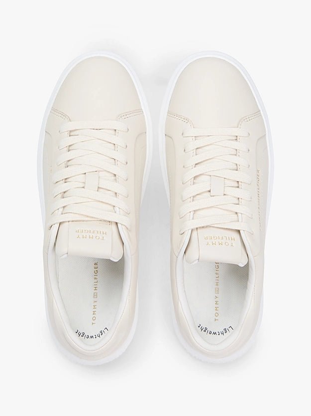 Tommy Hilfiger Women's Lightweight Leather Cupsole Court Trainers - Dani Dyers