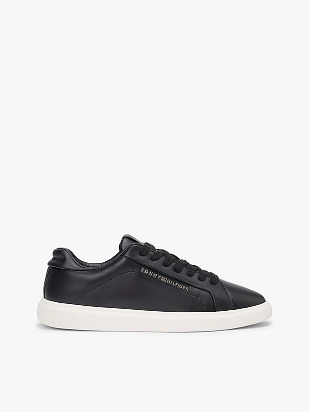 Tommy Hilfiger Women's Lightweight Leather Cupsole Court Trainers - Dani Dyers